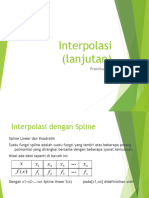 Interpolasi (Lanjutan)