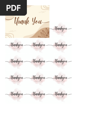 Thank You Note
