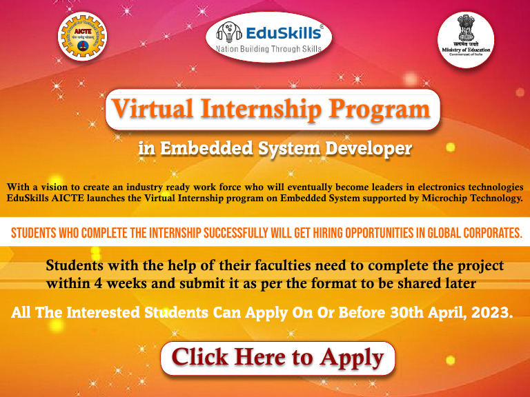AICTE Embedded Systems Virtual Internship | PDF