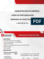 Seminario Investigación Curso Profundización II SEM