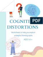 Cognitive Distortions Worksheets