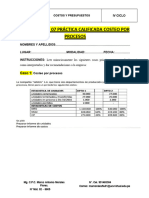 Sesión #07 Práctica Calificada Costeo Por Procesos