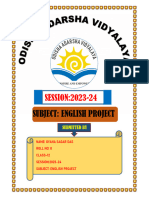 SESSION:2023-24: Subject: English Project