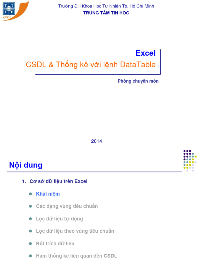 Bai5 co so du lieu tren excel pdf