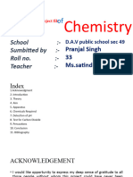 Chemistry: School:-Sumbitted By: - Roll No.: - Teacher