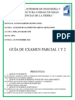 Areno Arcillosos - Guía Parcial 1 - Seba Alvarado Word