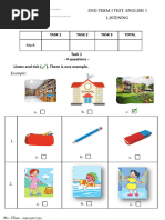 English 3 TEST 1 - Final Test