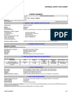 MSDS - Carpet Shampoo