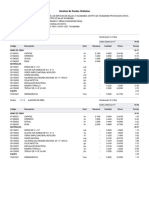 Analisis de Costos Unitarios: 94.85 Código Descripción Unid. Recursos Cantidad Precio Parcial Mano de Obra 62.17