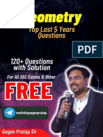 Geometry Last 5 Year Best Questions by Gagan Pratap Sir