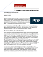 Paths Toward An Anti Capitalist Liberation by Chris Spannos