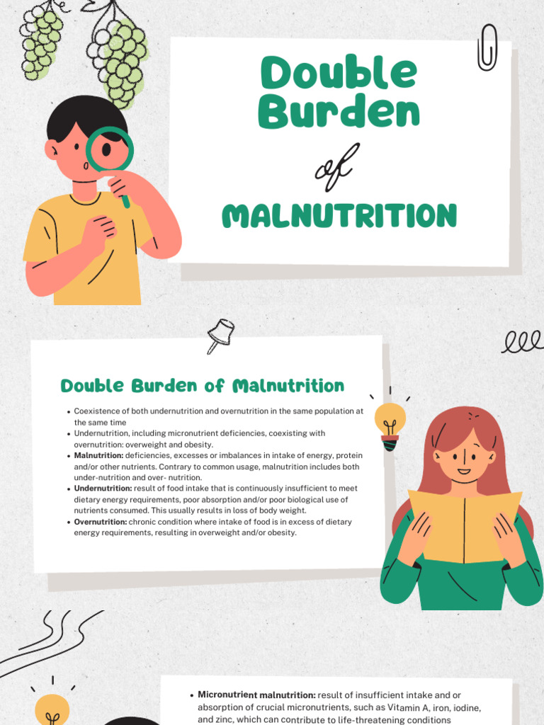 Double Burden of Malnutrition | PDF | Malnutrition | Obesity