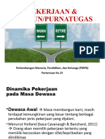 PMPK Gasal 2023 - Pertemuan 23 - Pekerjaan & Pensiun