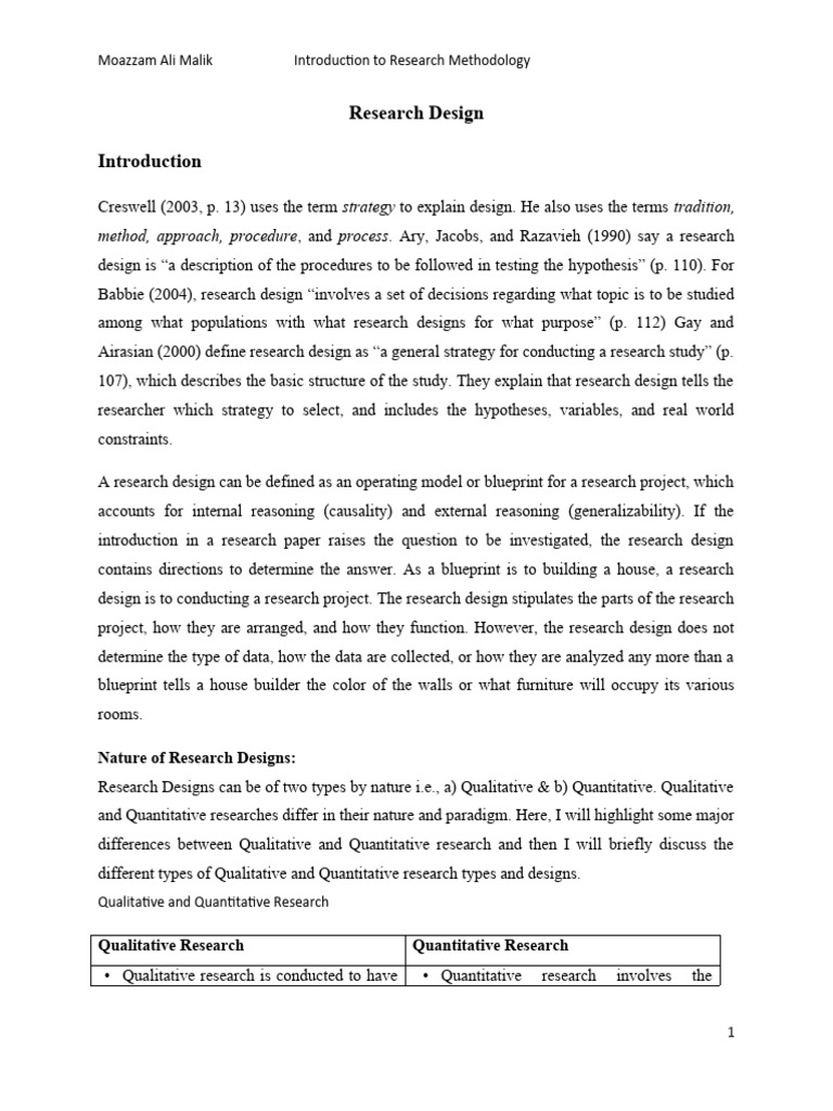 Research design pdf