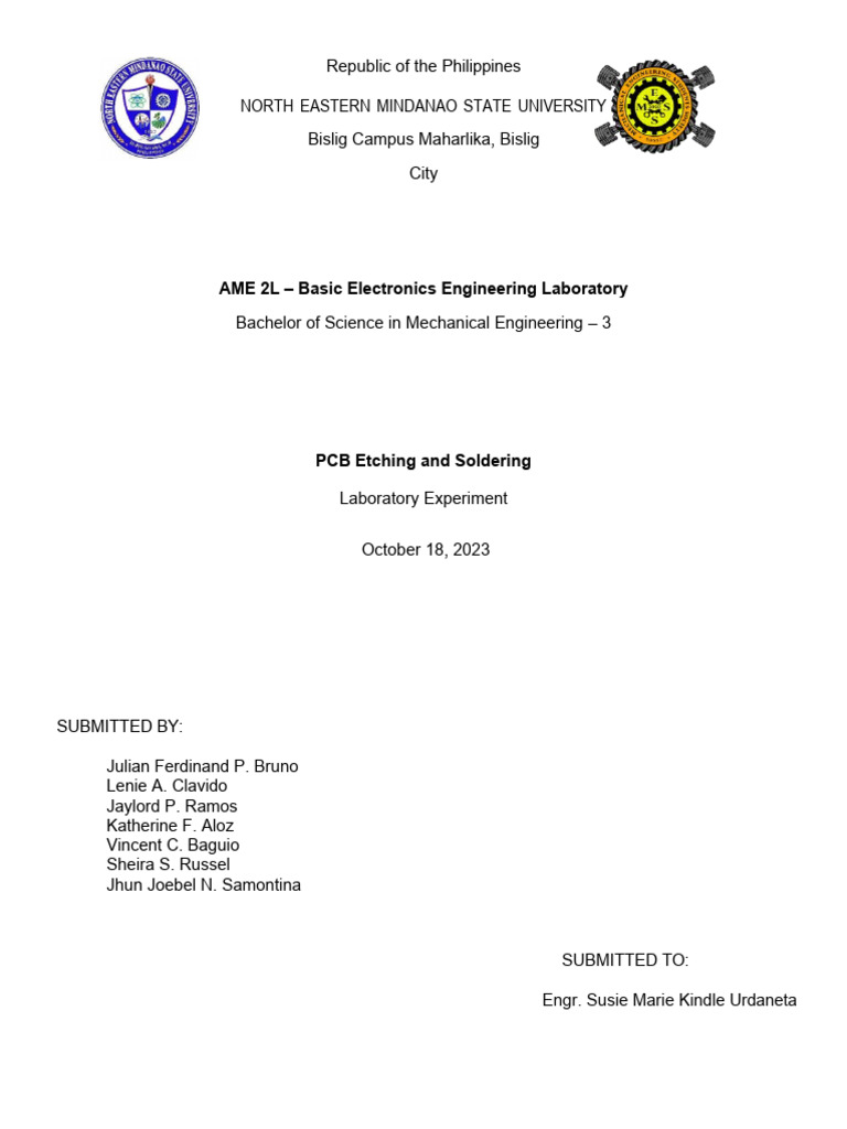 PCB Etching and Soldering Guide | PDF | Printed Circuit Board | Soldering
