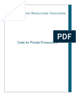 PPA Code For Private Prosecutors Edition 1 2