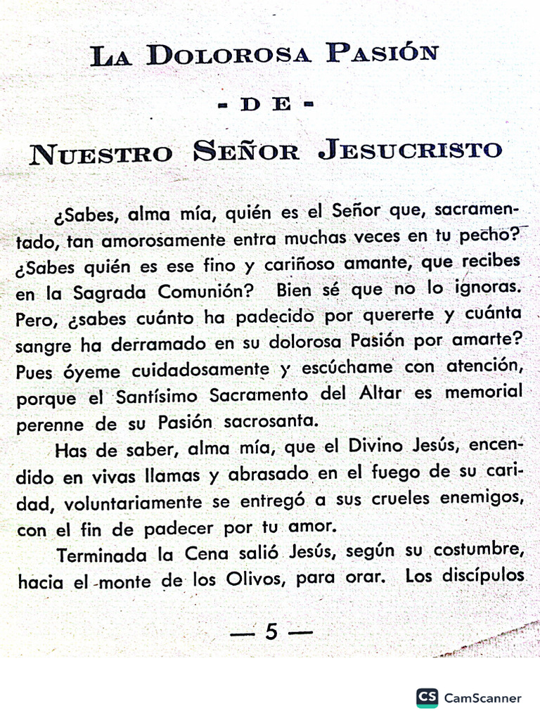 La Pasión de Cristo | PDF