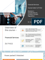 FS Module 1 Introduction To FinServ, FinServ Regulation