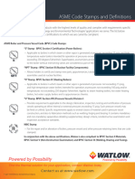 ASME Code Stamps