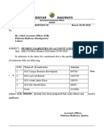 Pending Liabilities Contractors