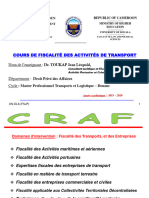 Cours PDF Fiscalite Des Transports Master Prof. (FSJP LF 2020) Nvo Tarif Synthese Transmission