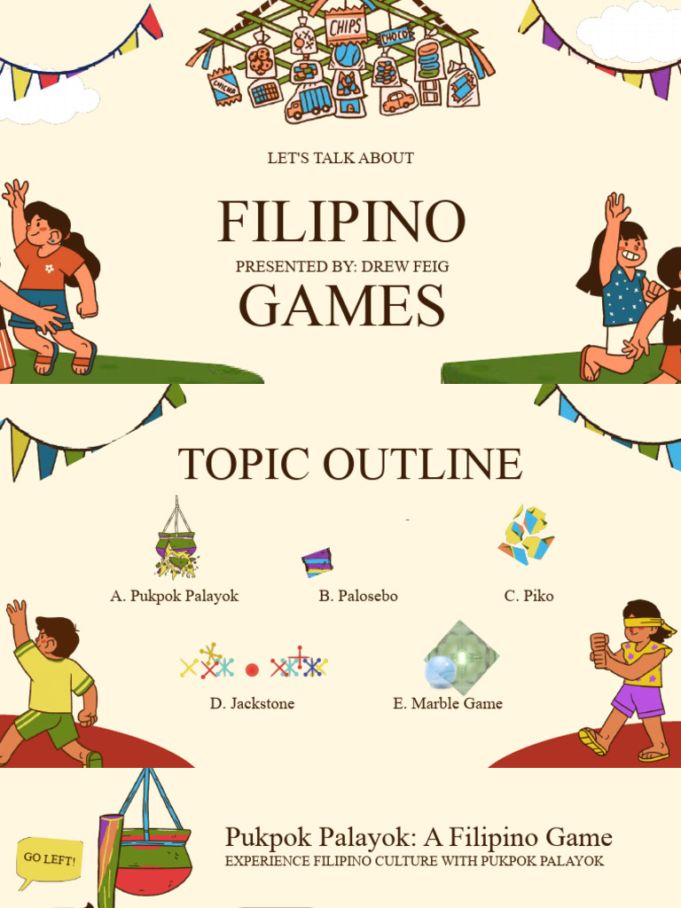 Traditional Filipino Games Explained | PDF | Home & Garden