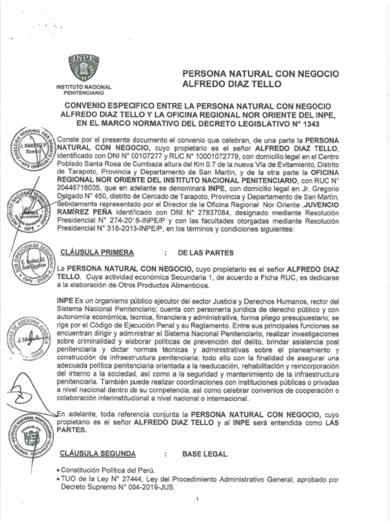 Convenio | PDF
