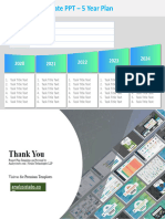 Project Plan Template PPT 5 Year Plan