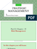 Chapter 15 Strategic Management - CMA