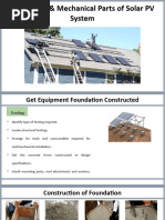 Solar Panel - Content - PPT - Install Civil & Mechanical Parts of Solar PV System - V1