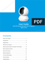 User Guide: Pan/Tilt Home Security Wi-Fi Camera Tapo C210