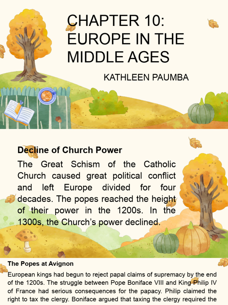 Decline of Church Power in Middle Ages | PDF | Planets | Pope