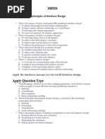 DBMS Exit Exam Model Question