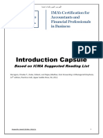 001 CMA Introduction Capsule 2020 مقدمة المحاسبة الأدارية