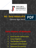 W2 Early History of Peninsular Malaysia