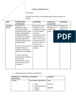 5 Sesiónes de Aprendizaje