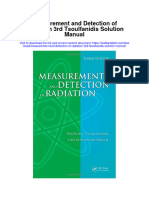 Measurement and Detection of Radiation 3rd Tsoulfanidis Solution Manual