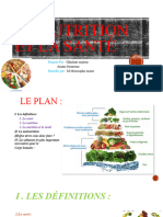 la nutrition et la santé