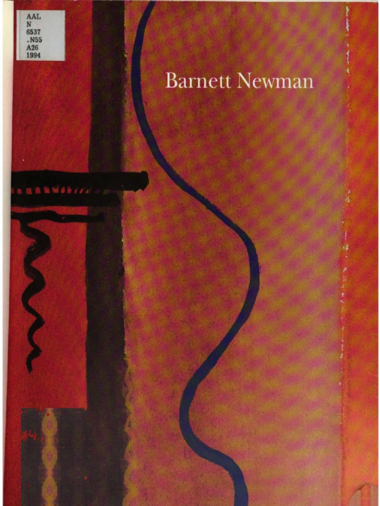 The Sublime Is Now The Early Work of Barnett Newman