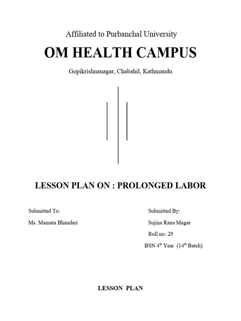 Prolonged Labor Pdf Childbirth Public Health