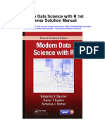 Modern Data Science With R 1st Baumer Solution Manual