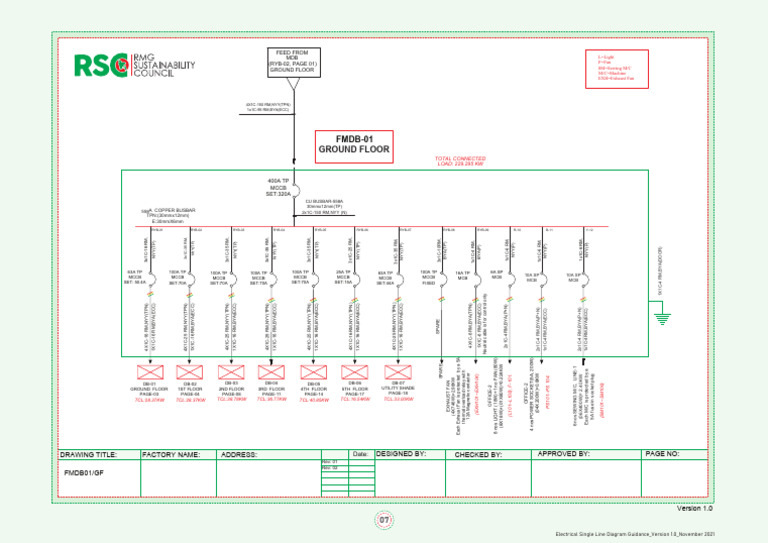 Electrical Single Line Diagram Guide | PDF | Electromagnetism | Power ...