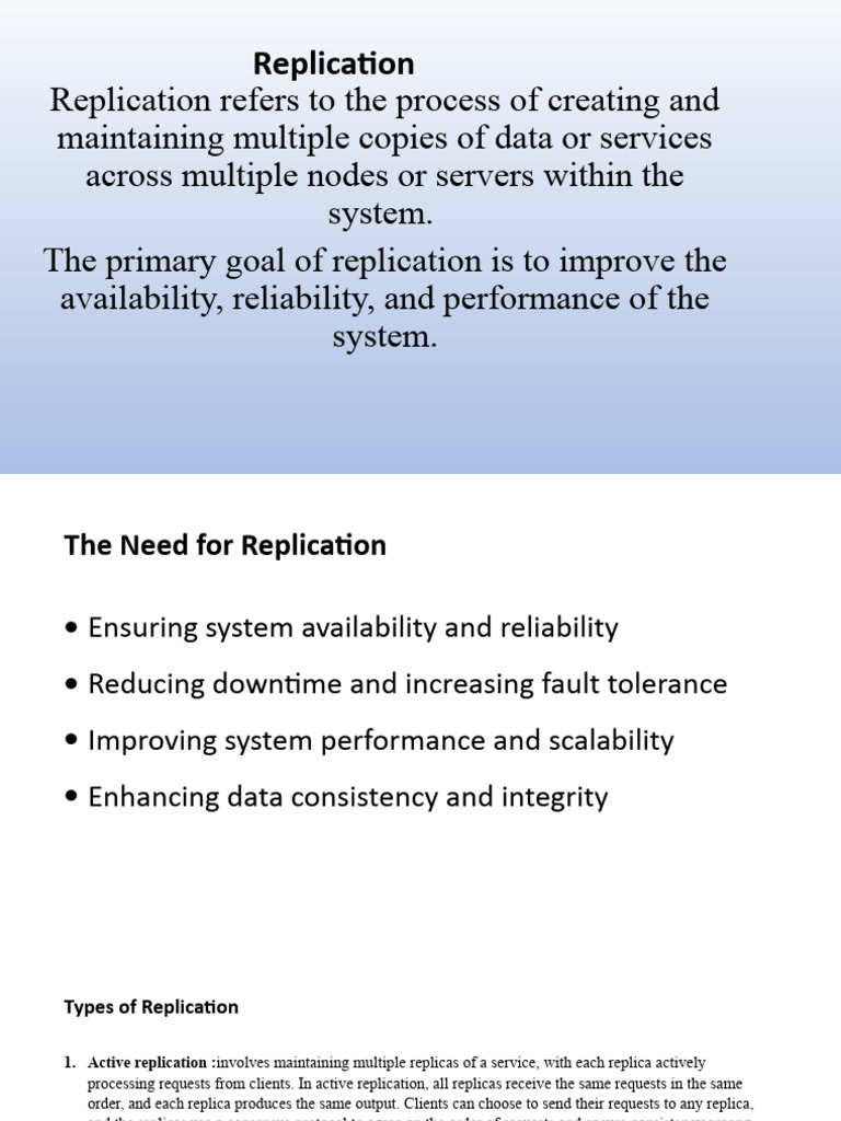 Replication | PDF