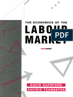 David Sapsford, Zafiris Tzannatos (Auth.) - The Economics of The Labour Market-Macmillan Education UK (1993)