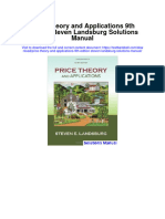 Price Theory and Applications 9th Edition Steven Landsburg Solutions Manual