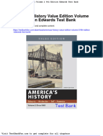 Americas History Value Edition Volume 2 9th Edition Edwards Test Bank