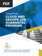 CloudThat Cloud and DevOps Job Guarantee Program - Brochure 2