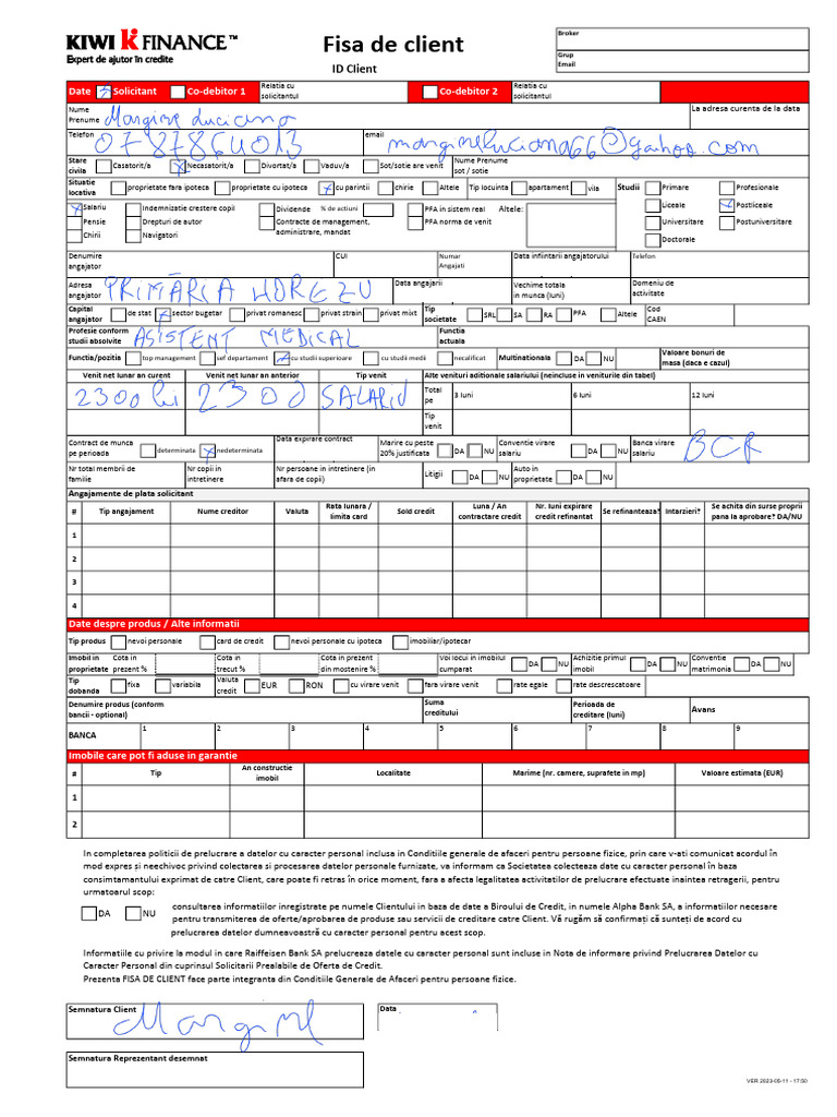 Fisa Client | PDF