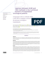 Comparison Between GLIM and PG-SGA Methods in The Nutritional Assessment of Hospitalized Oncological Patients