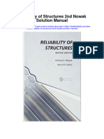 Reliability of Structures 2nd Nowak Solution Manual